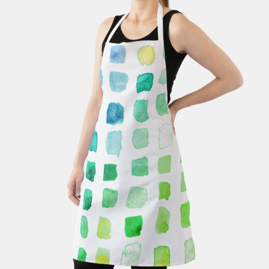 Wasserfarbenkünstler Grün Schürze (InSitu)