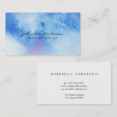 Wasserfarbenkünstler Visitenkarte (Vorne/Hinten)