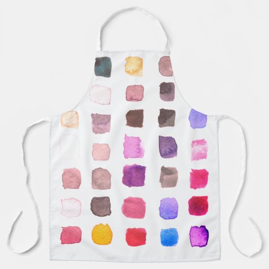 Wasserfarbenkünstlerin Colorful Schürze (Vorderseite)