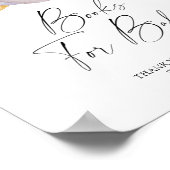 Wasserfarbenkürbis - Bücher für Kinderposter Poster (Ecke)