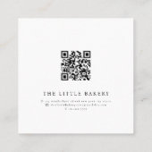 Wasserfarbenkürbis-Erntedank-Gütesiegel Quadratische Visitenkarte (Rückseite)