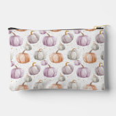 Wasserfarbenkürbis Fallmuster Zubehörtasche (Rückseite)