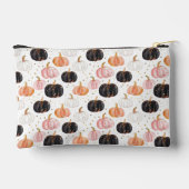 Wasserfarbenkürbis Fallmuster Zubehörtasche (Rückseite)