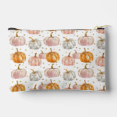 Wasserfarbenkürbis Fallmuster Zubehörtasche (Rückseite)