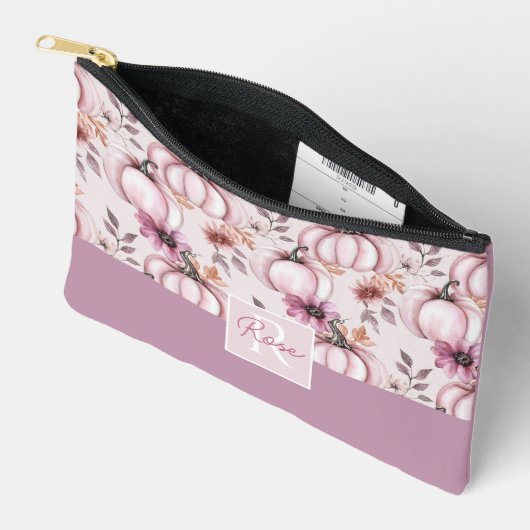 Wasserfarbenkürbis Fallmuster Zubehörtasche (Offen)