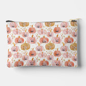 Wasserfarbenkürbis Fallmuster Zubehörtasche (Rückseite)