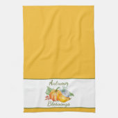 Wasserfarbenkürbis Geschirrtuch (Vertikal)