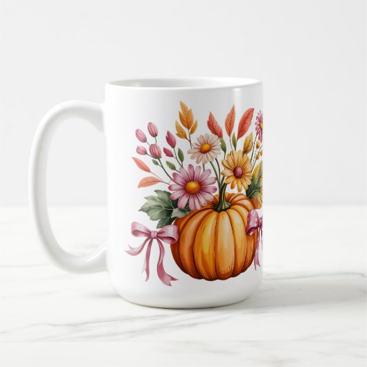 Wasserfarbenkürbis Halloween-T - Shirt - Niedliche Kaffeetasse