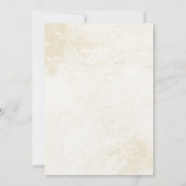 Wasserfarbenkürbis Herbst Ernte lädt Hochzeit ein Einladung (Rückseite)