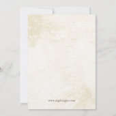 Wasserfarbenkürbis Herbst Probe einladen Einladung (Rückseite)