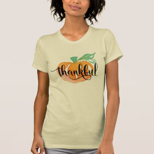 Wasserfarbenkürbis Herbst T-Shirt