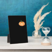 Wasserfarbenkürbis - Herbst- und Halloween-Design  Fotoplatte (Seite)