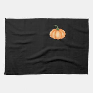 Wasserfarbenkürbis - Herbst- und Halloween-Design Geschirrtuch