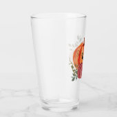 Wasserfarbenkürbis mit benutzerdefiniertem Text Glas (Rechts)