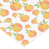 Wasserfarbenkürbis Muster 3 Kurzer Tischläufer (Ecke)