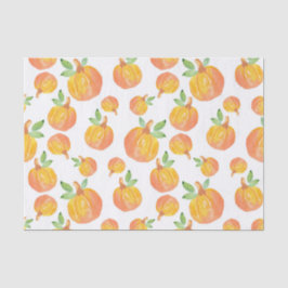 Wasserfarbenkürbis Muster 3 Seidenpapier