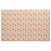 Wasserfarbenkürbis Orangefarbenes Muster Stoff (Fat Quarter (45,7 x 55,9 cm))