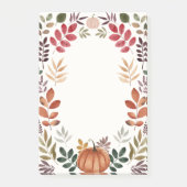 Wasserfarbenkürbis Post-it Klebezettel (Vorderseite)