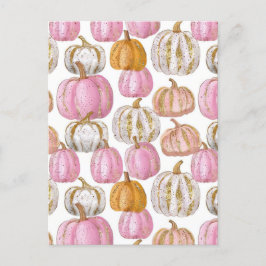 Wasserfarbenkürbis Postkarte