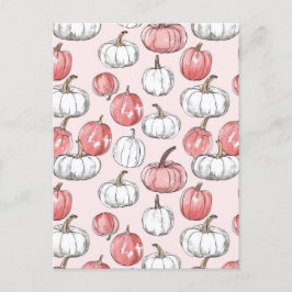 Wasserfarbenkürbis Postkarte