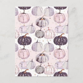 Wasserfarbenkürbis Postkarte