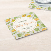 Wasserfarbenkürbis Rechteckiger Pappuntersetzer (angewinkelt)