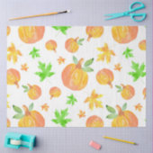 Wasserfarbenkürbis Seidenpapier (Basteln)