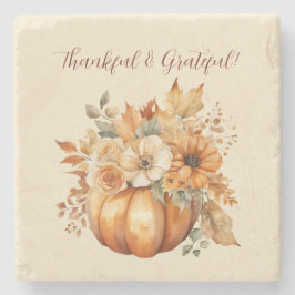 Wasserfarbenkürbis Steinuntersetzer