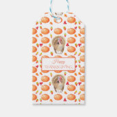 Wasserfarbenkürbis Türkei Pattern Erntedank Geschenkanhänger (Vorderseite)