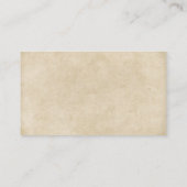 Wasserfarbenkürbis: Windelkarte Visitenkarte (Rückseite)