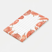 Wasserfarbenkürme fallen Thema Post-it Klebezettel (angewinkelt)