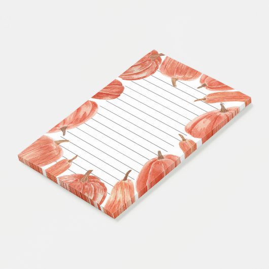 Wasserfarbenkürme fallen Thema Post-it Klebezettel (angewinkelt)