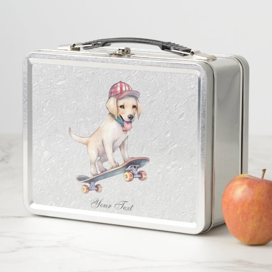 Wasserfarbenlabrador Retriever Metal Lunch Box (Beispiel)