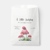 Wasserfarbenladybug ist auf dem Weg! Babydusche! Geschenktütchen (Vorderseite)