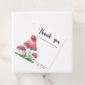 Wasserfarbenladybug - vielen Dank, Baby Dusche Geschenkanhänger (Beispiel)