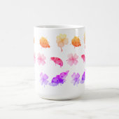 Wasserfarbenladybugs und vierblättrige Kleeblätter Kaffeetasse (Mittel)