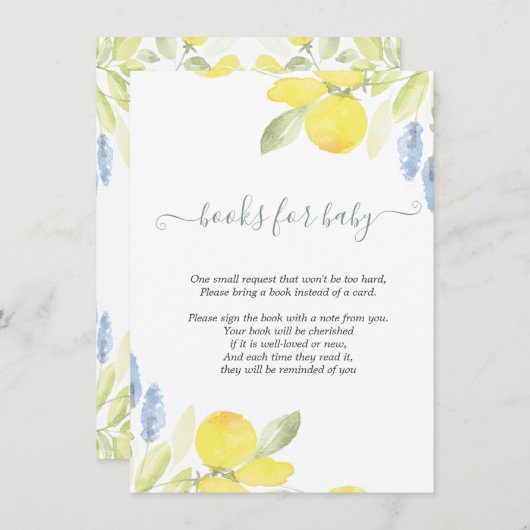 Wasserfarbenlampen Begleitkarte (Vorne/Hinten)