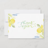 Wasserfarbenlampen Danke Karte (Vorderseite)