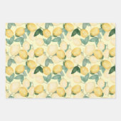 Wasserfarbenlampen Geschenkpapier Set (Vorderseite)