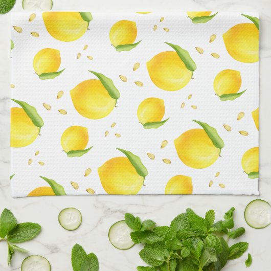 Wasserfarbenlampen Geschirrtuch (Gefaltet)