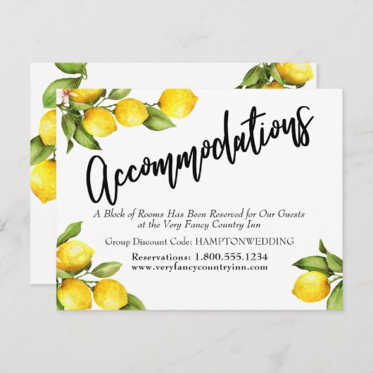 Wasserfarbenlampen Hochzeitskarte Save The Date (Vorne/Hinten)