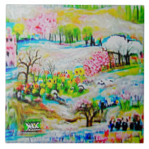 Wasserfarbenlandschaft 2