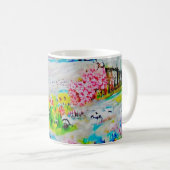 Wasserfarbenlandschaft 2 kaffeetasse (VorderseiteRechts)