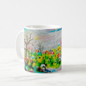 Wasserfarbenlandschaft 2 kaffeetasse (Vorderseite Links)