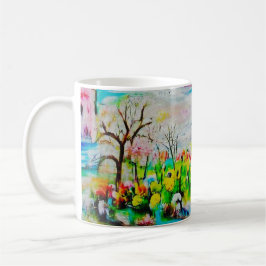Wasserfarbenlandschaft 2 kaffeetasse