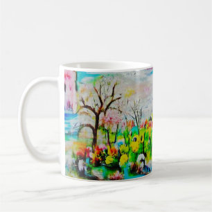 Wasserfarbenlandschaft 2 kaffeetasse