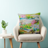 Wasserfarbenlandschaft 2 kissen (Stuhl )