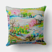 Wasserfarbenlandschaft 2 kissen (Rückseite)