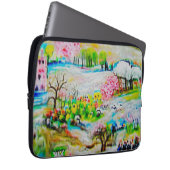 Wasserfarbenlandschaft 2 laptopschutzhülle (Vorne Rechts)