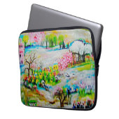 Wasserfarbenlandschaft 2 laptopschutzhülle (Vorderseite Links)